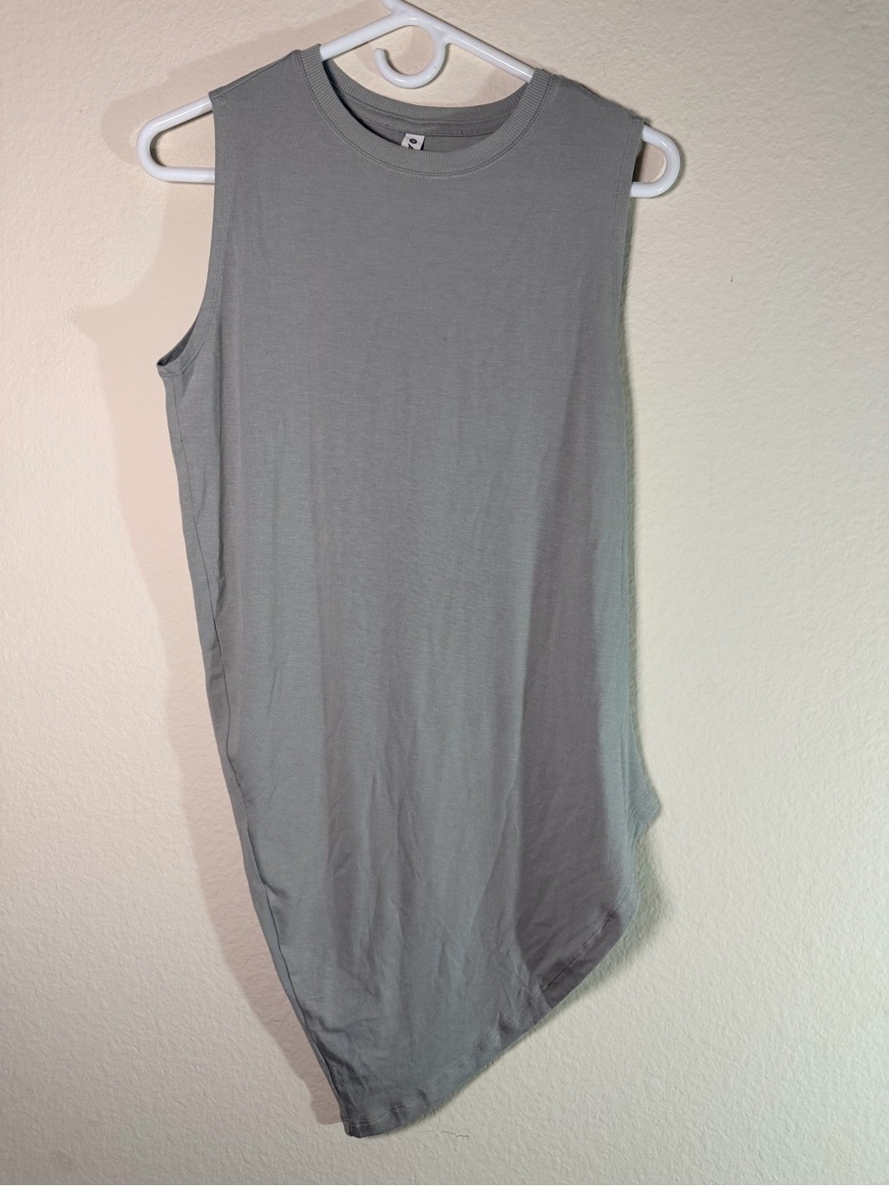 Athleta Cloudlight Restore Tank Fog Gray Modal Tunic Top Size S NWT - Picture 9 of 12